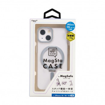 NEWT マグスタケース(iPhone15/14/13対応) クリア i37FiJS04