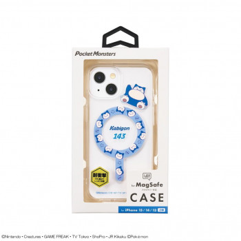 ポケットモンスター:MagSafeケース iPhone15/14/13対応 カビゴン i37FPM07