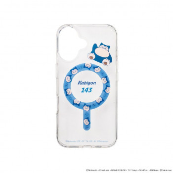 ポケットモンスター iPhone16対応 MagSafeケース カビゴン i38FPM03