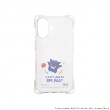 ポケットモンスター iPhone16対応 4ホールケース ゲンガー i38FPM05