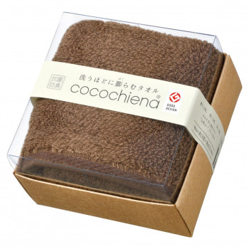 cocochiena ココキューブII フェイスタオル×1 ブラウン CE-1022