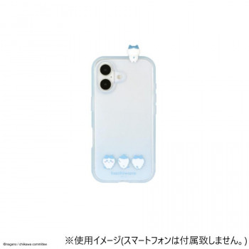 ちいかわ フレーム IIIIfit Clear iPhone16対応 ケース ハチワレ CK-59B