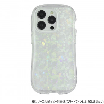 iPhone15Pro対応 クリスタルクリアケース クラッシュ GMD-19CR