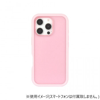iPhone16 Pro対応 プランプフレームケース ピンク GMD-24PK