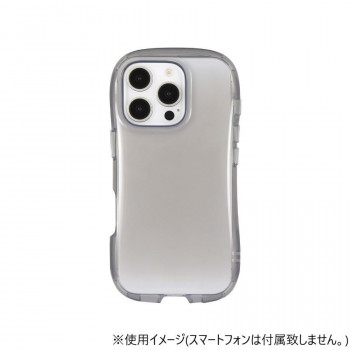 iPhone16 Pro対応 クリスタルクリアケース スモーク GMD-30SK