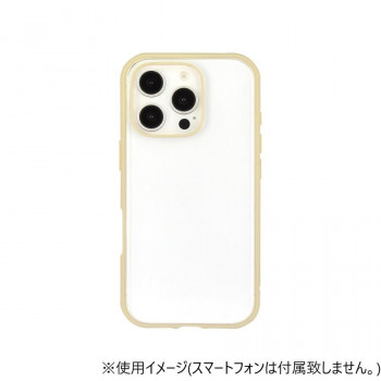 IIIIfit Clear iPhone16 Pro対応 ケース ベージュ IFT-174BE