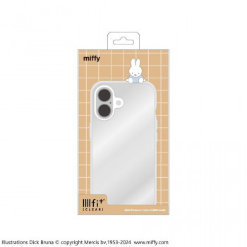 ミッフィー フレーム IIIIfit Clear iPhone16対応 ケース ミッフィー MF-541B