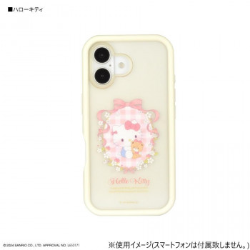 サンリオ iPhone16対応 プランプフレームケース ハローキティ SANG-451KT