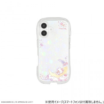 サンリオ iPhone16対応 クリスタルクリアケース ハローキティ SANG-455KT