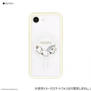ピーナッツ IIIIfit プランプフレーム iPhone16e対応 ケース スヌーピーきょうだい SNGG-123B
