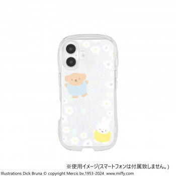 ミッフィー iPhone16対応 クリスタルクリアケースミッフィー＆ボリス MF-546B