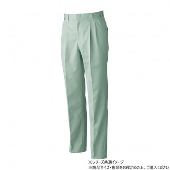 桑和 4119 ツータックスラックス 120サイズ モスグリーン(107)