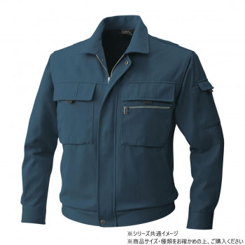 桑和 4881 長袖ブルゾン 3Lサイズ ナイトネイビー(55)