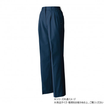 桑和 6110 レディースツータックスラックス Mサイズ ネイビー(1)