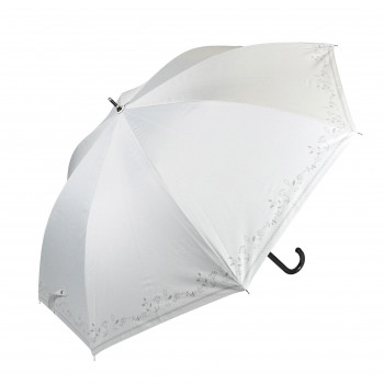 藤田屋 晴雨兼用長傘ジャンプ  58cm 晴雨兼用ジャンプ 刺繍風ステッチ  SJ-2554(KT)