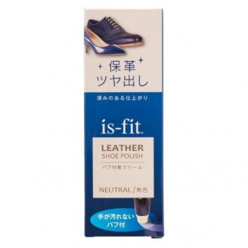is-fit パフ付靴クリーム 無色