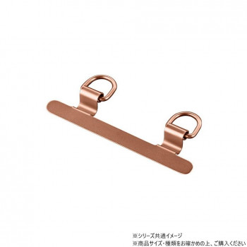 STRAP SHEET スマホ挟み込みシートステンレス2口タイプ ピンク LN-SH05STPK