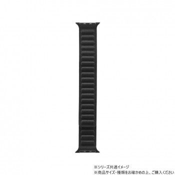 Apple Watch バンド CORVIN レザー風マグネットバンド ブラック LN-AW41B40BK