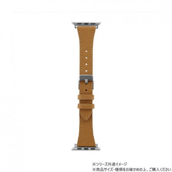 Apple Watch バンド CORVIN シュリンクレザーバンド キャメル LN-AW41B41CA