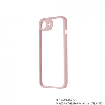 iPhone 16e 耐衝撃ハイブリッドケース Velta ダスティピンク LN-ISS24UKHPK