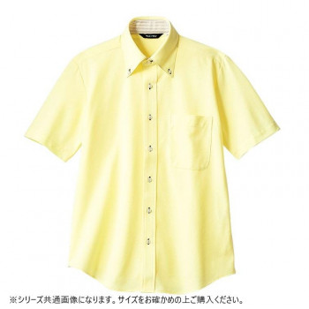 住商モンブラン ニットシャツ 兼用 半袖 イエロー ZK2712-3CB-L Lサイズ