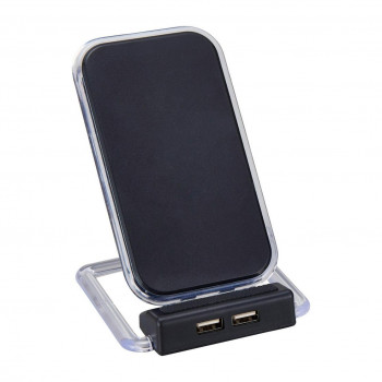 アイトック 2USBポート付ワイヤレス充電器アスタブ 6169-23 4328-036