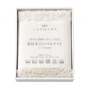 センコー SDS 実はすごいバスマット ホワイト 94715 4094-041