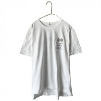 クスグルジャパン 天竺ニット ラフサイズTシャツ はらぺこミチョロ柄 オフ白 24-7129