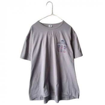 クスグルジャパン 天竺ニット ラフサイズTシャツ こけし柄 ブラウン 24-7132
