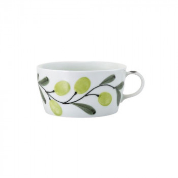 西海陶器 olive フードマグ 緑
