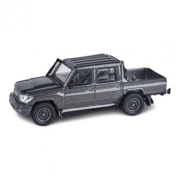 JADI B トヨタ ランドクルーザー Dbl Cab LC79 14 グラファイトグレー RHD 1/64スケール PA65682