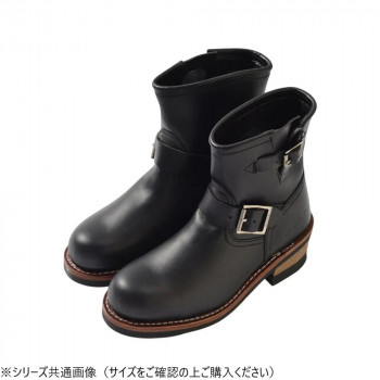 AVIREX AV2225 エンジニアブーツ HORNET BLK 24.0cm AV2225BK060