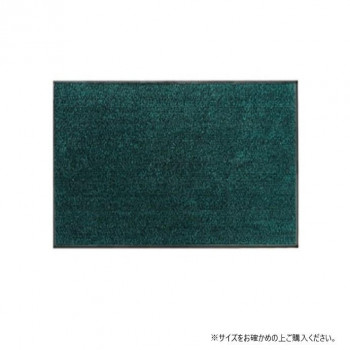 (クリーンテックス) 玄関マット Horse Stripe Green Black 90x120 cm