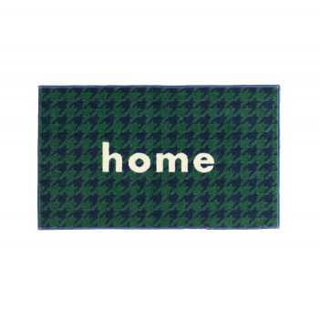 (クリーンテックス) デザインマット kahou home_navy&green 45×75cm