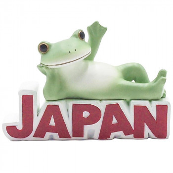 ティーライフ コポー 置物 JAPANへようこそカエル 621547