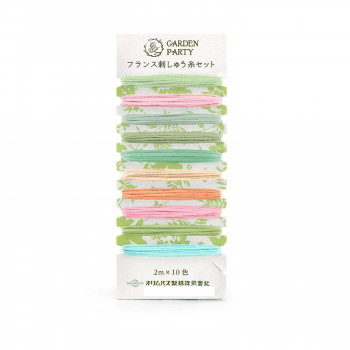GARDEN PARTY フランス刺しゅう糸セット エアリー GP-C19
