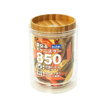 biite 重なるキャニスター バンブー 850ml 809can_b_850