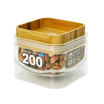 biite 重なるキャニスター バンブー (スクエア) 200ml 812can_b_sq_200