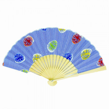 大西賢製販 Ripple プリント扇子 20cm だるま S19M-ST