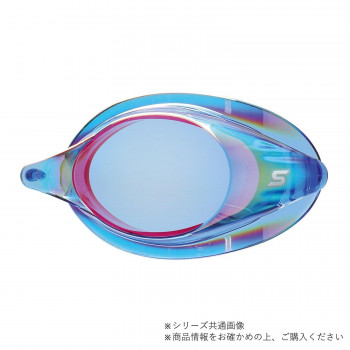 山本光学 SWANS 度付きミラーレンズ ネイビー×シャドーミラー SRCL-7M NASHD S-2.00