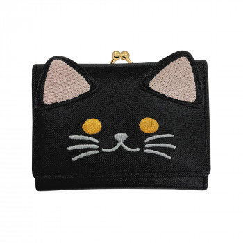 口金財布 catB(黒猫) A52-2
