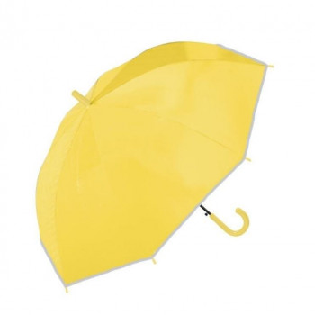 中谷 傘 UV 55cm子供無地長 イエロー Parasol Kid's 長傘 953-001