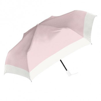 中谷 傘 UVバイカラー自動開閉折 コットンピンク Parasol 折傘 945-004