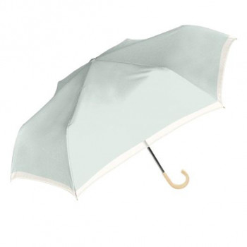 中谷 傘 UVオーガンジーバイカラー折 ミントグリーン Parasol 折傘 925-061