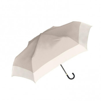 中谷 傘 UVペールバイカラー折 ベージュ Parasol 折傘 925-059