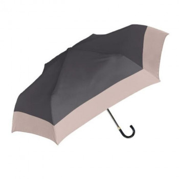 中谷 傘 UVペールバイカラー折 アッシュグレー Parasol 折傘 925-059