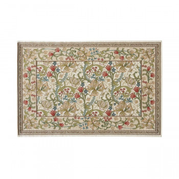 川島織物セルコン Morris Design Studio ゴールデンリリーマイナー マット 約60×90cm FH1708A I アイボリー