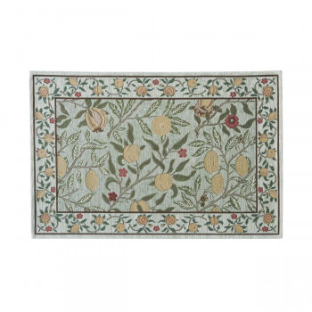 川島織物セルコン Morris Design Studio フルーツ マット 約60×92cm FH1706A G グリーン