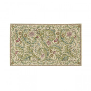 川島織物セルコン Morris Design Studio レスターアカンサス マット 約45×78cm FH1710A BE ベージュ