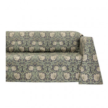 川島織物セルコン Morris Design Studio ピンパーネル マルチカバー 200×200cm HV1746S G グリーン